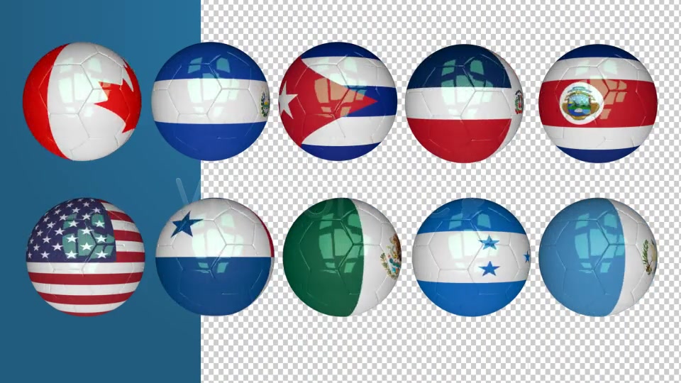 3D Soccer Ball North America Videohive 7660949 Motion Graphics Image 4