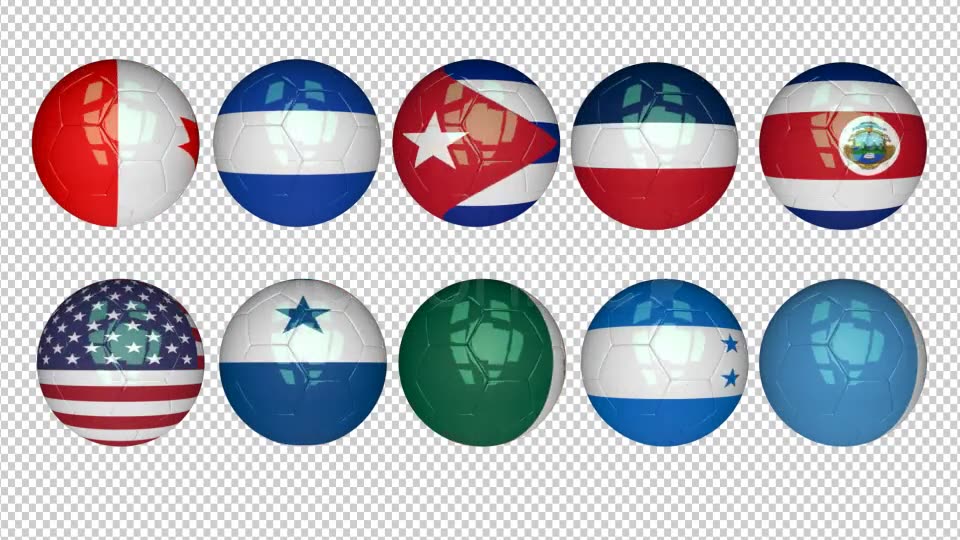 3D Soccer Ball North America Videohive 7660949 Motion Graphics Image 6