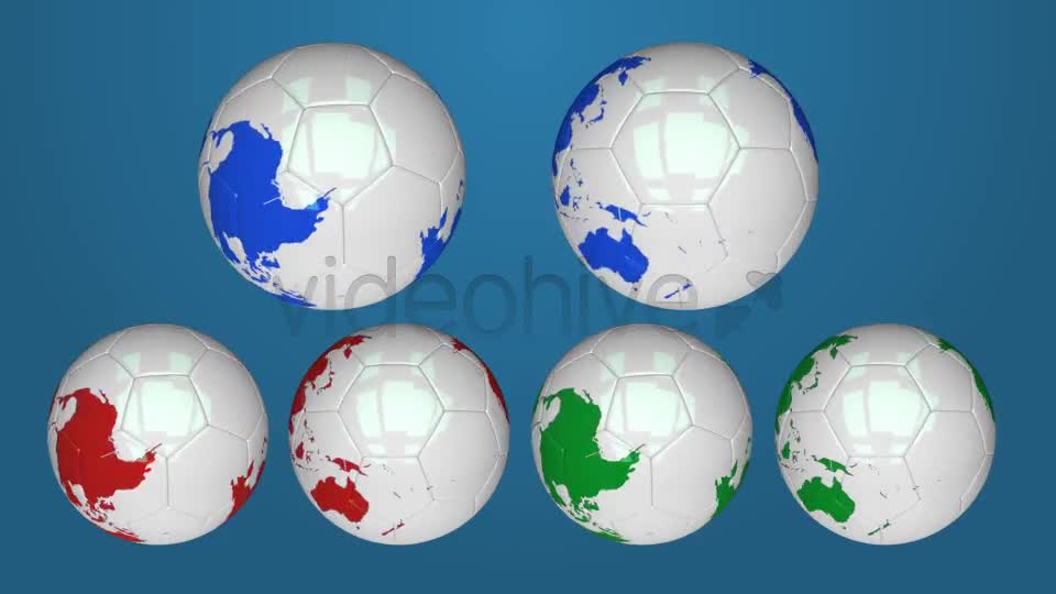 3D Soccer Ball Planet Earth Videohive 7595091 Motion Graphics Image 1