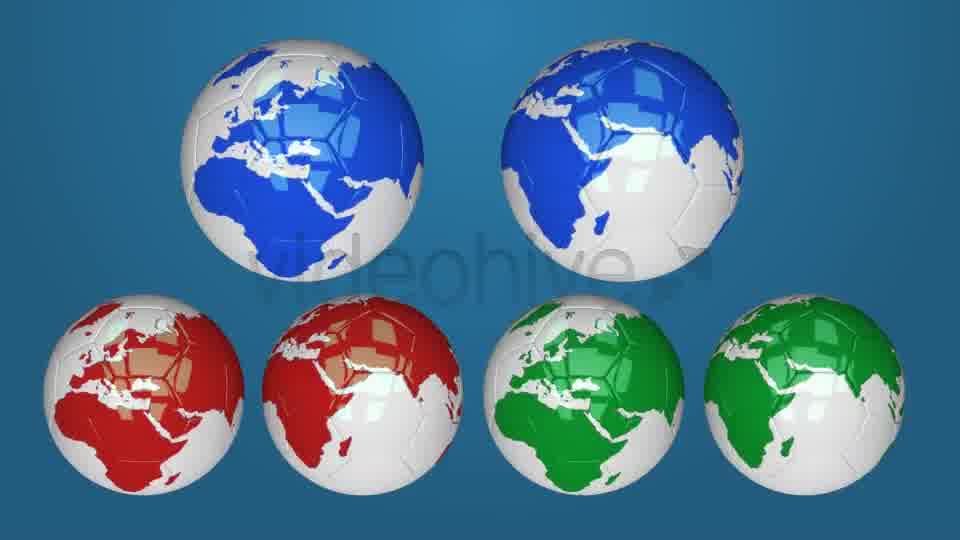 3D Soccer Ball Planet Earth Videohive 7595091 Motion Graphics Image 11