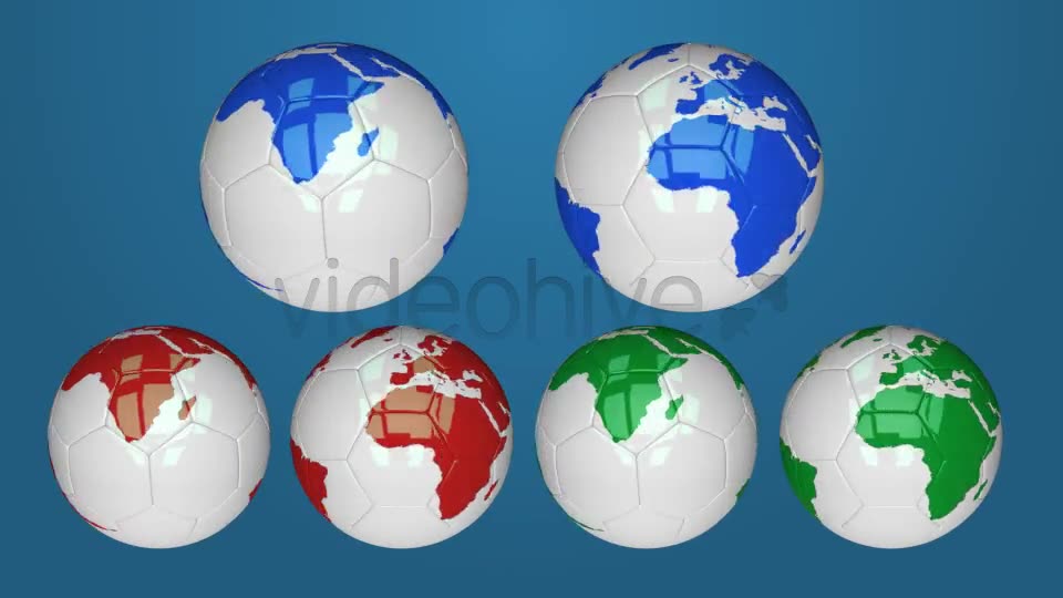 3D Soccer Ball Planet Earth Videohive 7595091 Motion Graphics Image 2