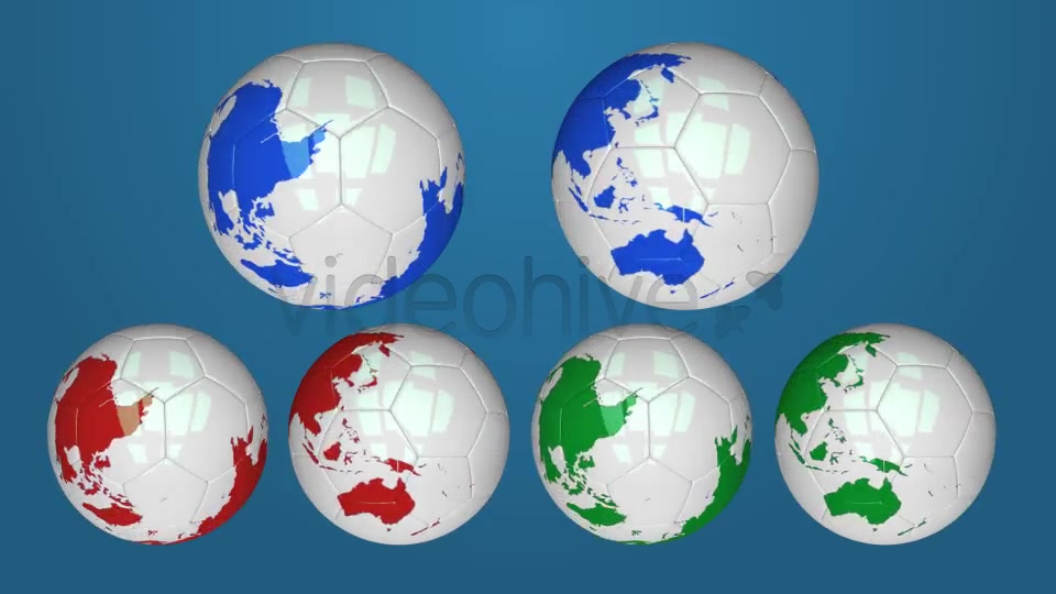3D Soccer Ball Planet Earth Videohive 7595091 Motion Graphics Image 3