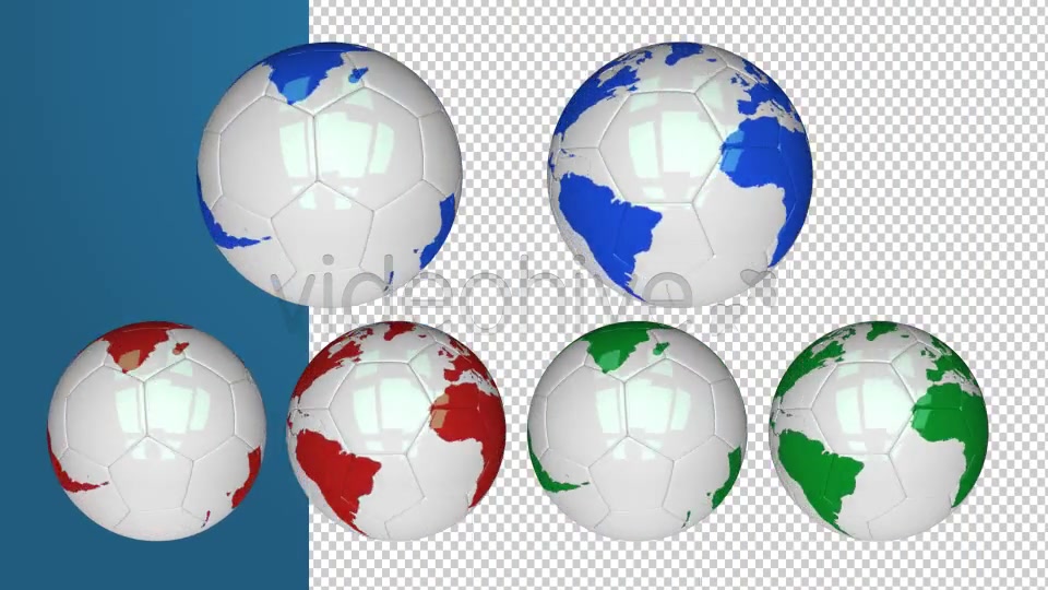 3D Soccer Ball Planet Earth Videohive 7595091 Motion Graphics Image 4