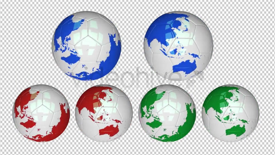3D Soccer Ball Planet Earth Videohive 7595091 Motion Graphics Image 5