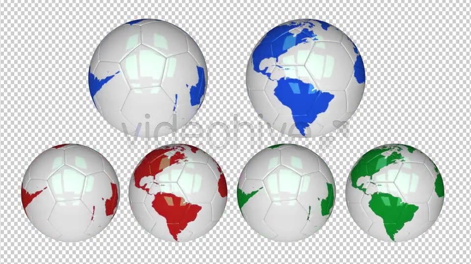 3D Soccer Ball Planet Earth Videohive 7595091 Motion Graphics Image 6