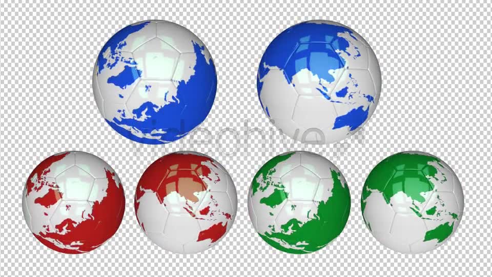 3D Soccer Ball Planet Earth Videohive 7595091 Motion Graphics Image 7