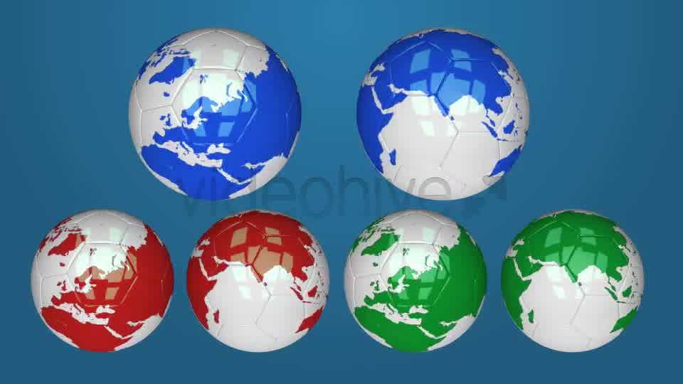 3D Soccer Ball Planet Earth Videohive 7595091 Motion Graphics Image 9