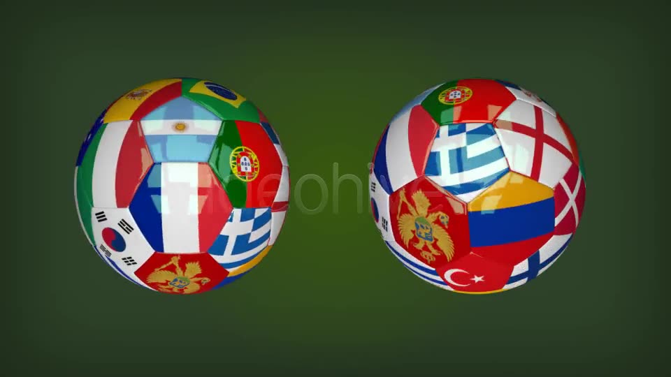 3D Soccer Ball World Flags Videohive 7561750 Motion Graphics Image 2