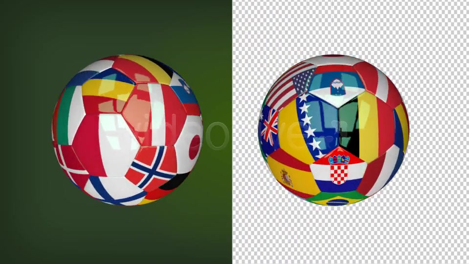 3D Soccer Ball World Flags Videohive 7561750 Motion Graphics Image 3