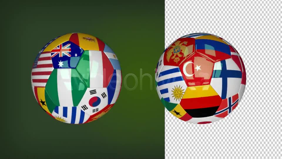 3D Soccer Ball World Flags Videohive 7561750 Motion Graphics Image 6