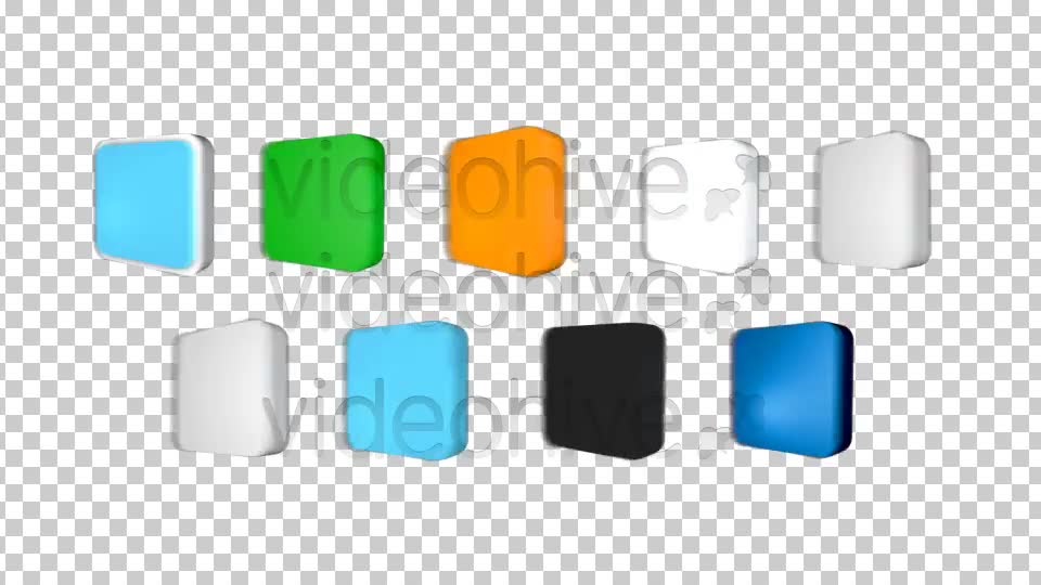 3D Social Media & Internet Icons (32 Pack) Videohive 8175497 Motion Graphics Image 2