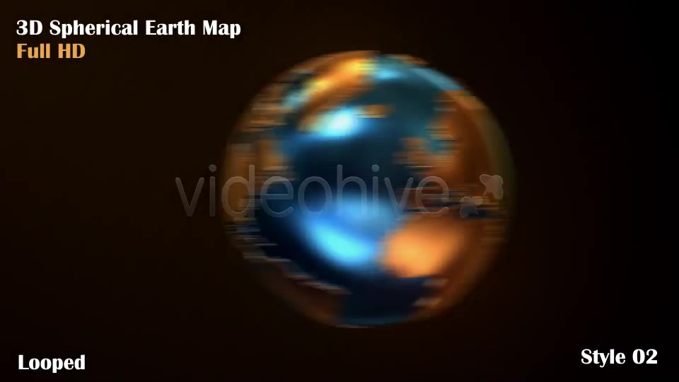 3D Spherical Earth Map Videohive 4918664 Motion Graphics Image 3