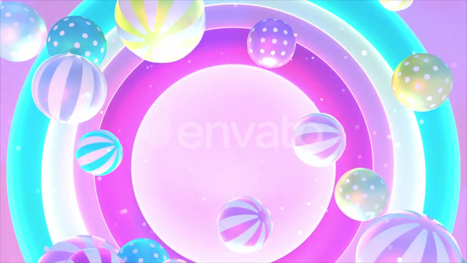 3D Stripes and Polka Dots Balls Videohive 23182880 Motion Graphics Image 4