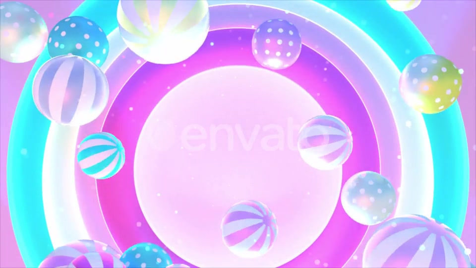 3D Stripes and Polka Dots Balls Videohive 23182880 Motion Graphics Image 8