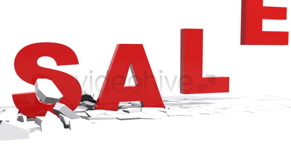 3D Text Sale Animation Videohive 8557334 Motion Graphics Image 3