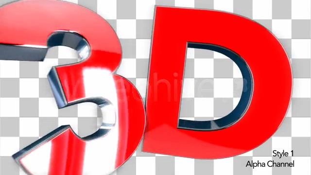 3D Text Symbol 2 Styles Videohive 5776884 Motion Graphics Image 13