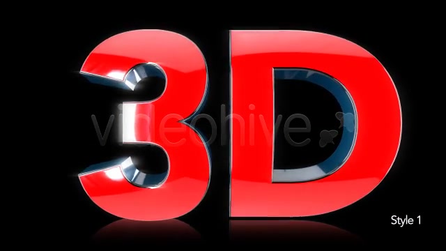 3D Text Symbol 2 Styles Videohive 5776884 Motion Graphics Image 4