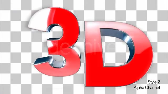 3D Text Symbol 2 Styles Videohive 5776884 Motion Graphics Image 9