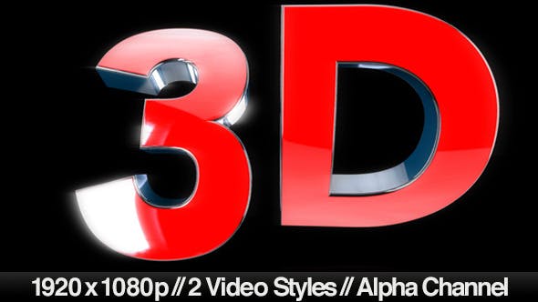 3D Text Symbol 2 Styles - Download 5776884 Videohive