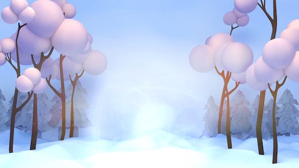3D Toon Winter Snow And Spirit - 17755166 Videohive Download
