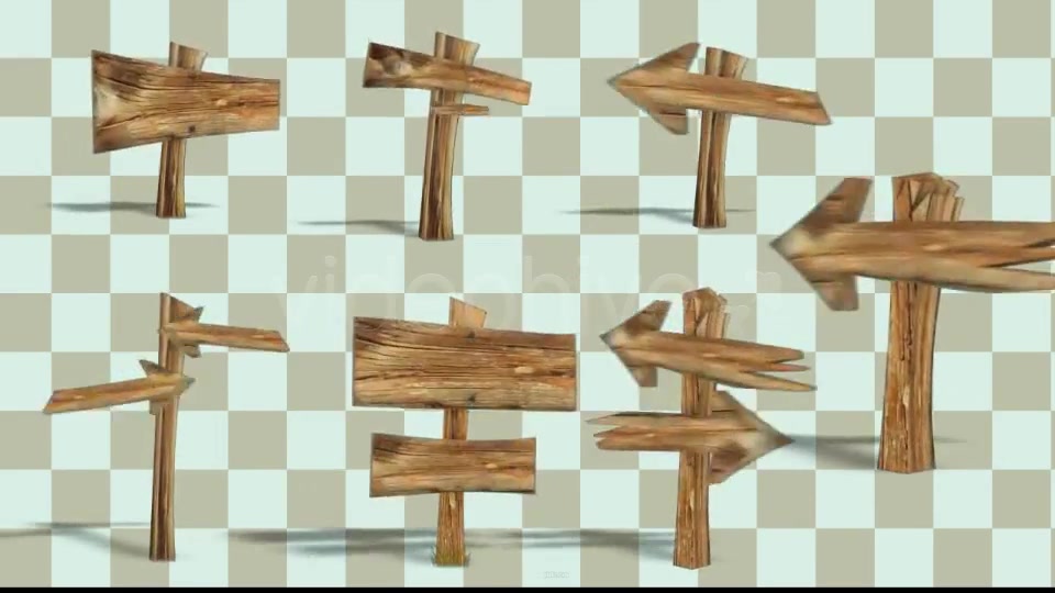 3D Wood Signs Videohive 3682157 Motion Graphics Image 11