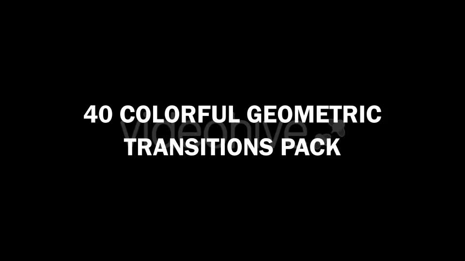 40 Colorful Geometric Transitons Videohive 20723732 Motion Graphics Image 1
