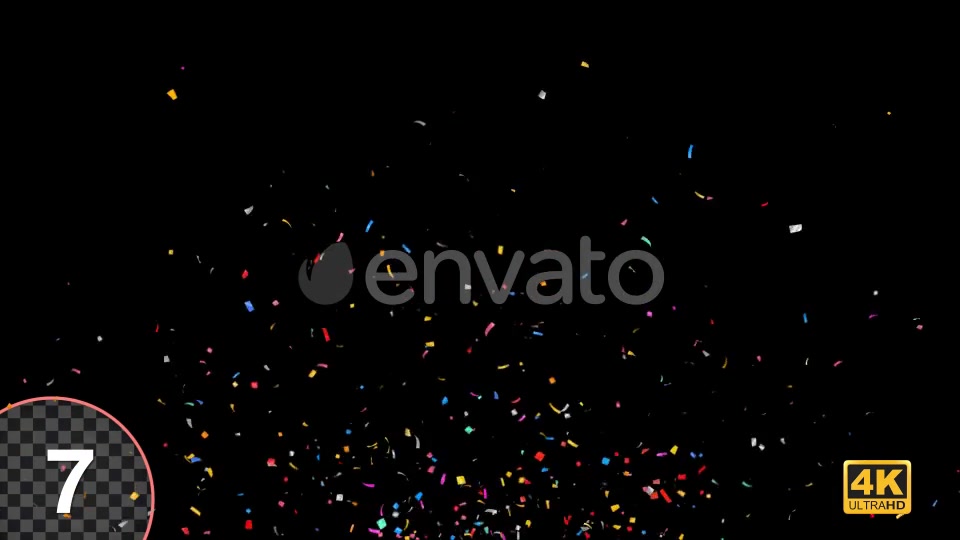 4K Celebration Confetti Burst Pack Videohive 24133742 Motion Graphics Image 11
