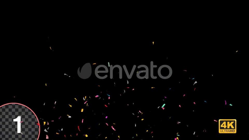 4K Celebration Confetti Burst Pack Videohive 24133742 Motion Graphics Image 2