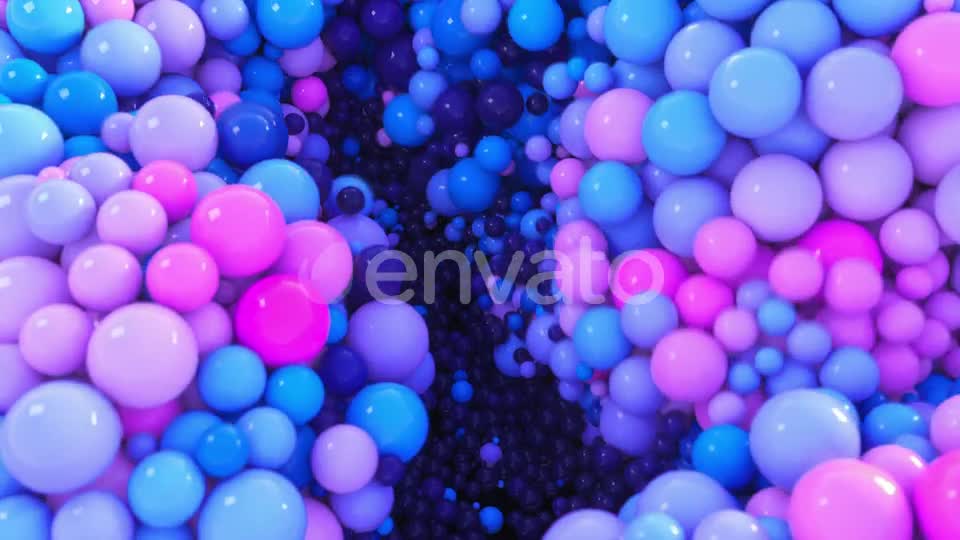 4K Colorful Abstract Spheres Videohive 24121716 Motion Graphics Image 1
