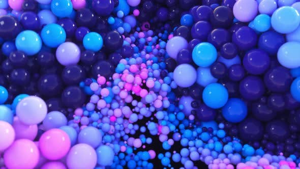 4K Colorful Abstract Spheres - Videohive 24121716 Download