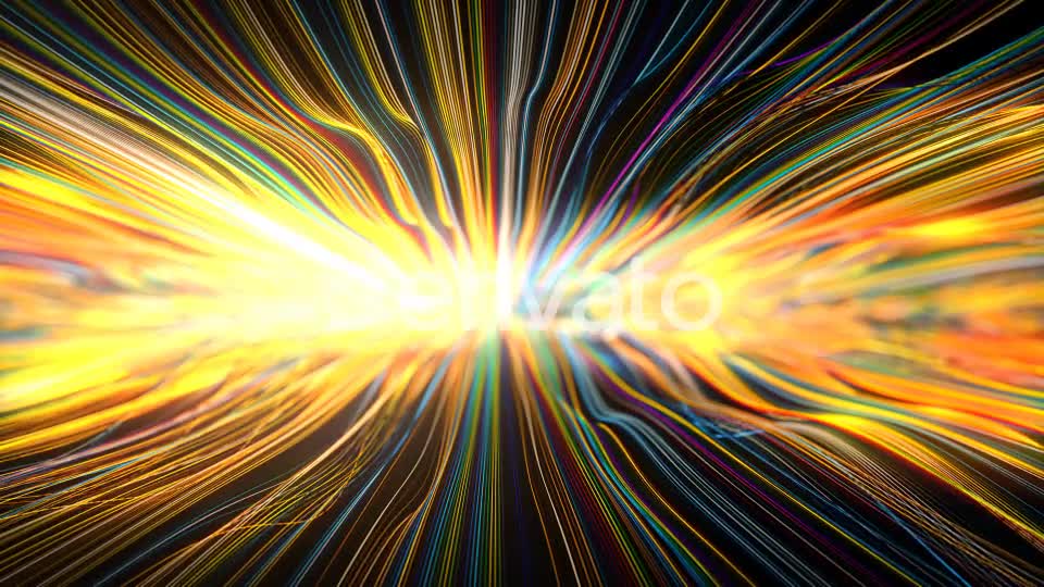 4K Colorful Light Streaks Flowing Seamless Loop Videohive 21754179 Motion Graphics Image 1