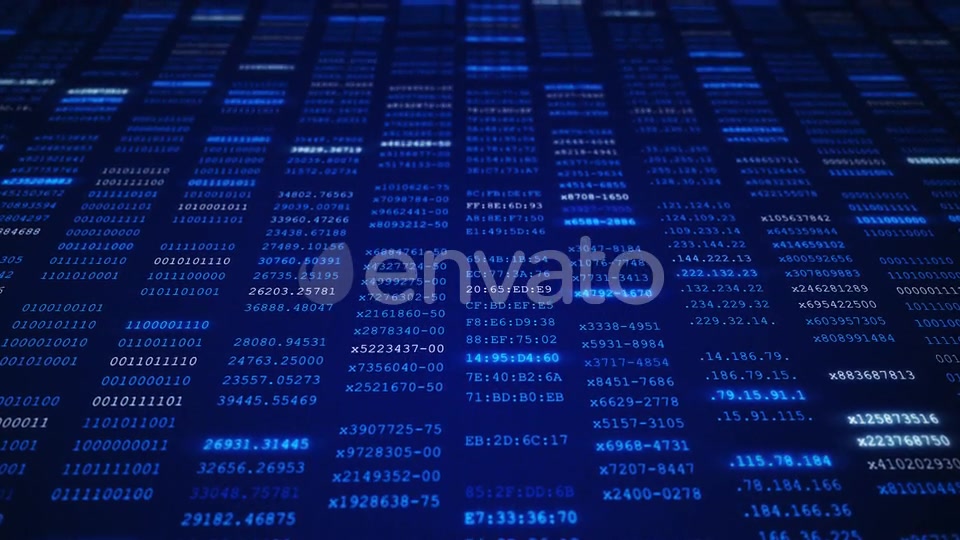 4K Digital Computer Data Security Screen Closeup Videohive 23252009 Motion Graphics Image 3