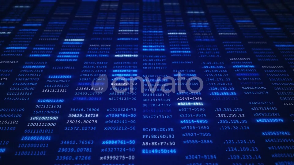 4K Digital Computer Data Security Screen Closeup Videohive 23252009 Motion Graphics Image 5