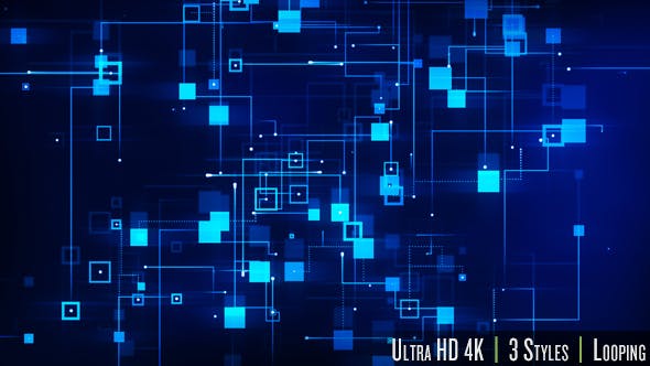 4K Digital Data of Network Technology - Videohive Download 19639726
