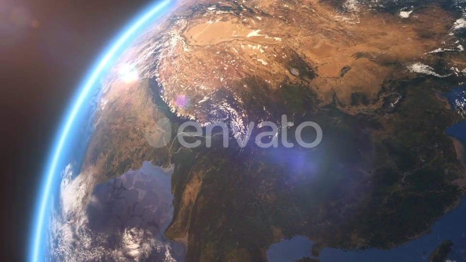 4K Earth Close Up Asia Videohive 21754204 Motion Graphics Image 6