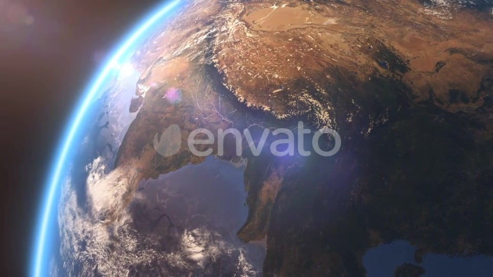4K Earth Close Up Asia Videohive 21754204 Motion Graphics Image 7