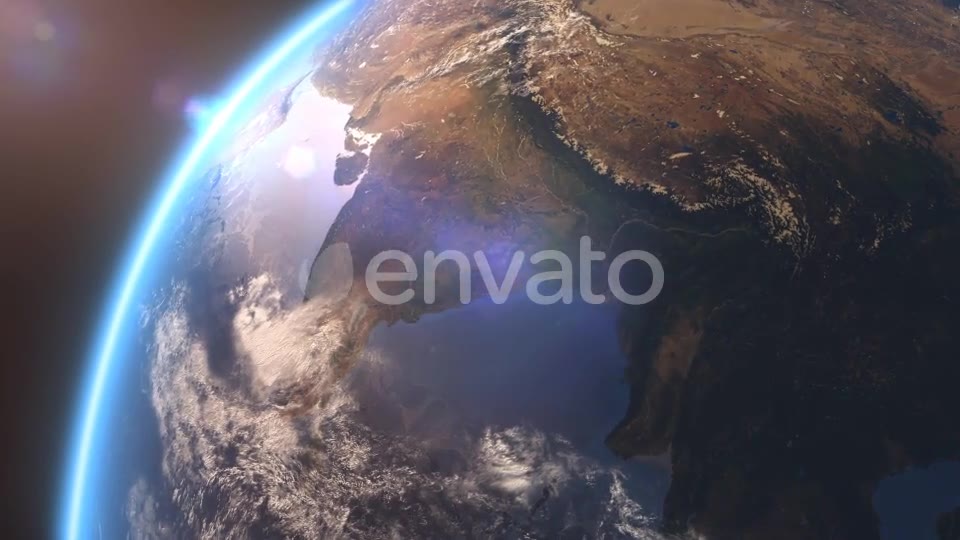4K Earth Close Up Asia Videohive 21754204 Motion Graphics Image 8