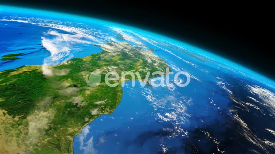 4K Earth Close Up Japan Videohive 21872184 Motion Graphics Image 1