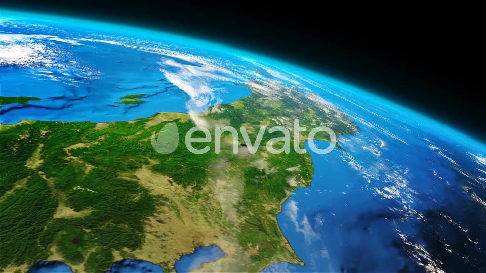 4K Earth Close Up Japan Videohive 21872184 Motion Graphics Image 2