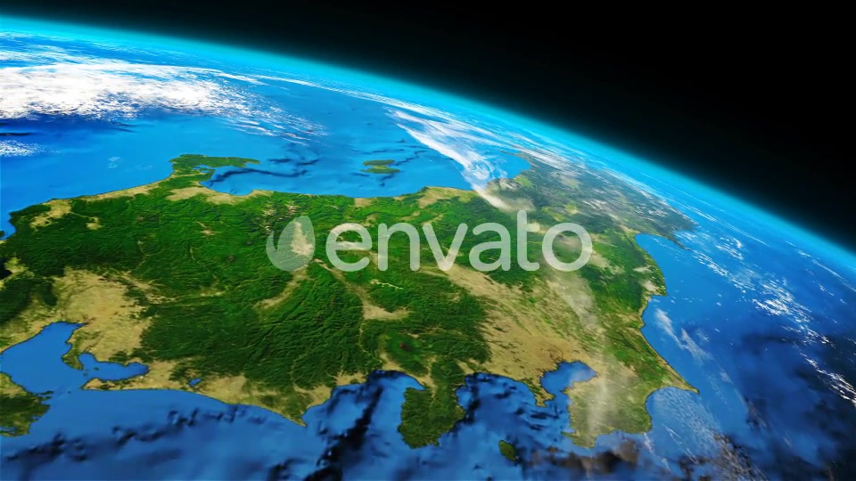 4K Earth Close Up Japan Videohive 21872184 Motion Graphics Image 3