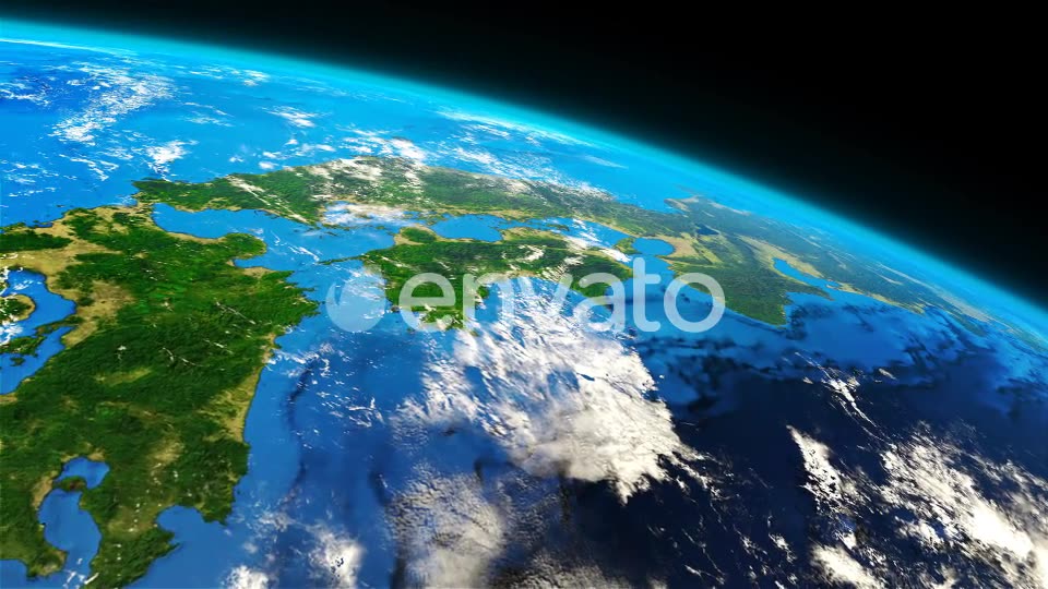4K Earth Close Up Japan Videohive 21872184 Motion Graphics Image 7