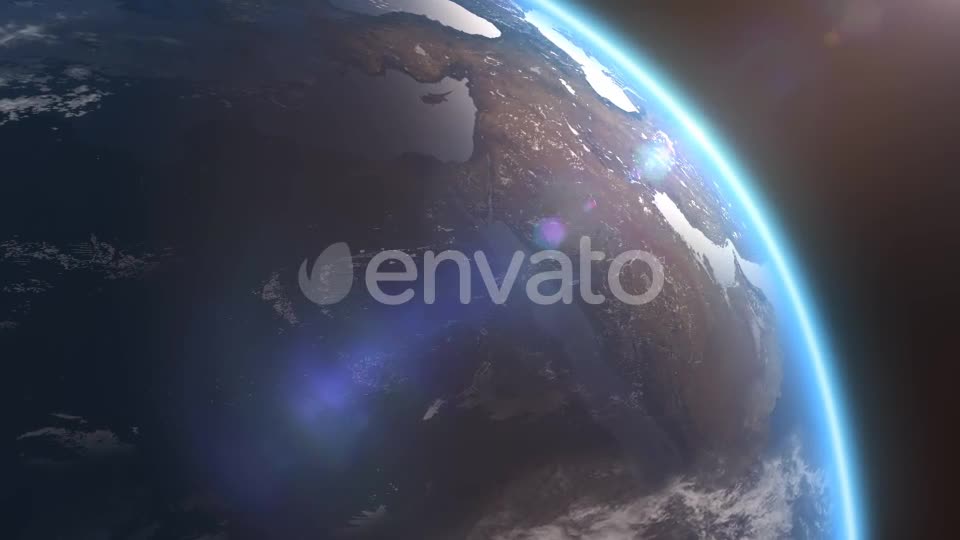 4K Earth Close Up Middle East Arabian Peninsula Videohive 21754163 Motion Graphics Image 1