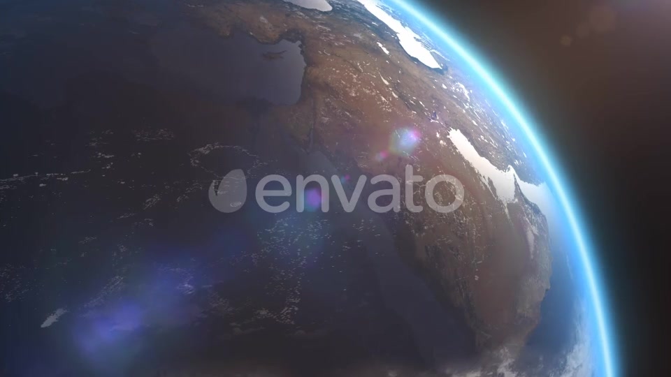 4K Earth Close Up Middle East Arabian Peninsula Videohive 21754163 Motion Graphics Image 3