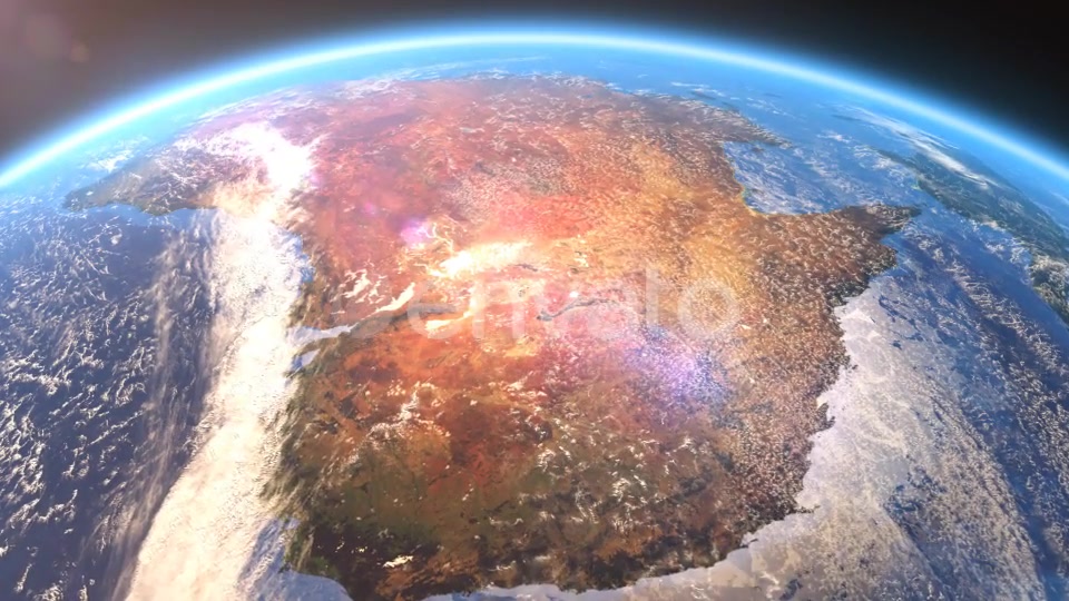 4K Earth Close Up Oceania Videohive 21754352 Motion Graphics Image 6