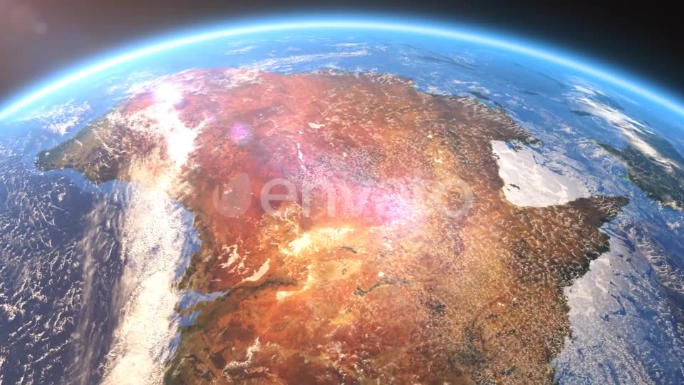 4K Earth Close Up Oceania Videohive 21754352 Motion Graphics Image 7