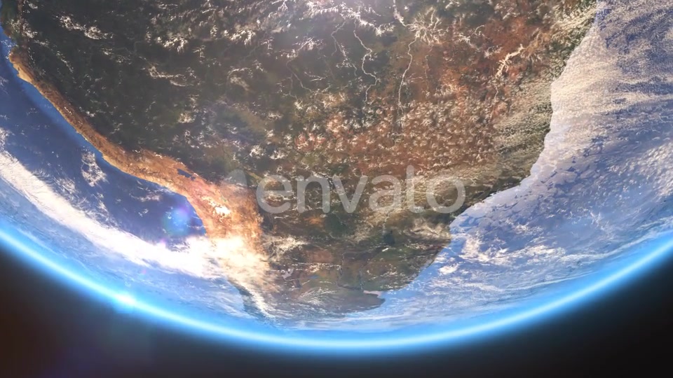 4K Earth Close Up South America Videohive 21754129 Motion Graphics Image 4