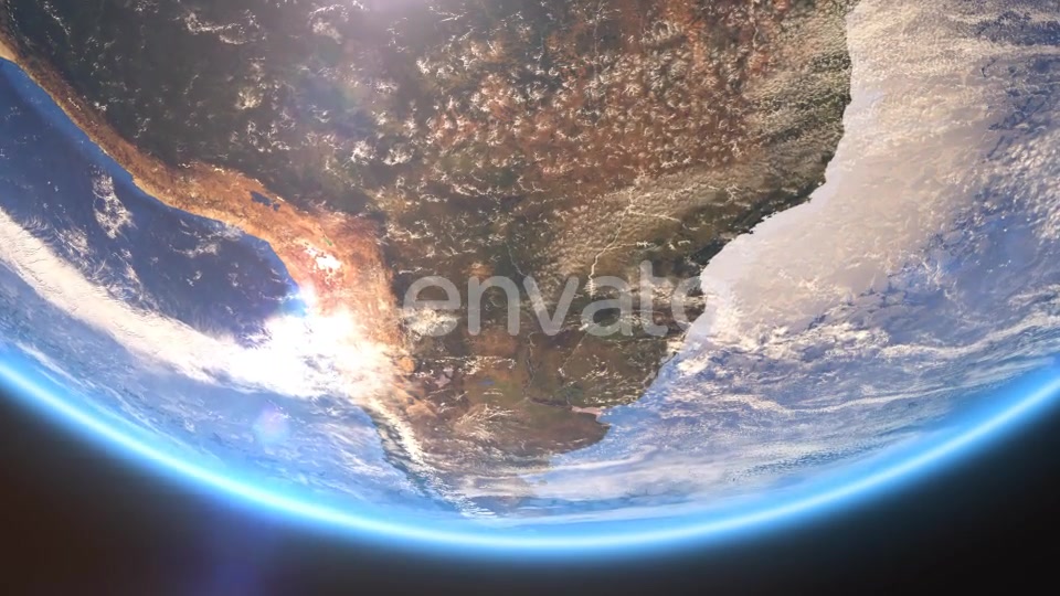 4K Earth Close Up South America Videohive 21754129 Motion Graphics Image 5