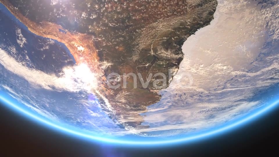 4K Earth Close Up South America Videohive 21754129 Motion Graphics Image 6