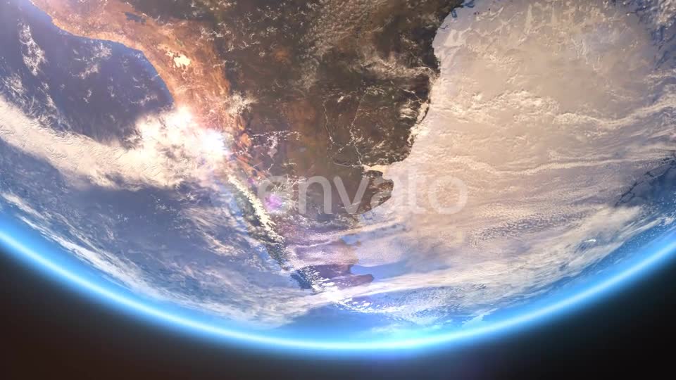 4K Earth Close Up South America Videohive 21754129 Motion Graphics Image 7