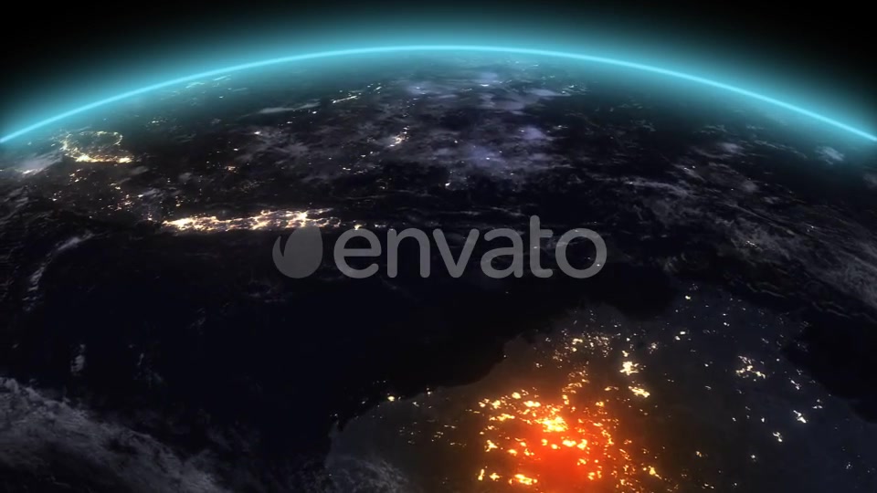 4K Earth Night Oceania South Asia Videohive 21754359 Motion Graphics Image 3
